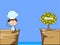 Kitchen Character Chef - Thinking How to Reach Close to Money Plant