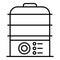 Kitchen cooker icon, outline style