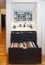 Kitchen desk area with drawers and file cabinet