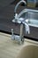 Kitchen faucets with stainless steel sink