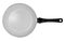 Kitchen frying pan with healthy, non-stick, ceramic, coating.