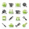 Kitchen gadgets and equipment icons