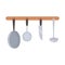 Kitchen hanging utensil knife saucepan ladle and spatula