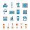 Kitchen and home equipment icons