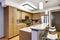 Kitchen interior with granite tops