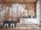 Kitchen interior in loft, industrial style