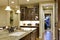 Kitchen Island and view to Dining Room