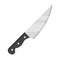 Kitchen knife  isolated. Cooking equipment made of steel