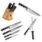 Kitchen Knives Collection isolated