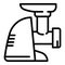 Kitchen meat grinder icon, outline style
