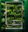 Kitchen orange vegetarian broccoli refrigerator food diet healthy fresh fridge green