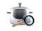 Kitchen pot with magnifying glass
