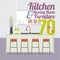 Kitchen Room Sale Up to 70 Percent Banner.