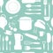 Kitchen seamless pattern