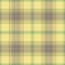 Kitchen seamless vector textile, yuletide texture pattern tartan. Geometric plaid background check fabric in yellow and green