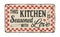 This kitchen is seasoned with love vintage rusty metal sign