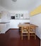 Kitchen of a small intimate and very cozy apartment.