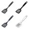 Kitchen spatula.BBQ single icon in cartoon style vector symbol stock illustration web.