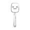 Kitchen spatula tool kawaii character