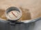 Kitchen thermometer measures the temperature of boiling wort beer homebrew