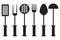 Kitchen tool collection - silhouette