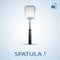 Kitchen Tools Spatula On A Background. Vector Illustration.