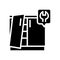 kitchen unit repairs glyph icon vector illustration