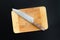 Kitchen utensils: knife and cutting board