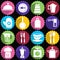 Kitchen ware icon set