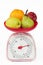 Kitchen weight scale with diversity fruit