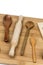 Kitchen wooden rustic tools