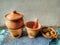 Kitchenware made of clay