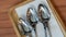 Kitchenware Silver Spoons And Forks