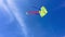 Kite on deep blue sky