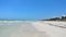 Kite surf and the beach in El Cuyo, Mexico