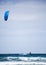 Kite surfer at Famara, Lanzarote