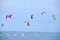 Kite surfing contest Tampa Bay Florida