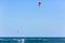 Kite Surfing Flying Surfer Ocean Action