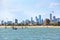 Kite surfing on St Kilda Beach in Melbourne