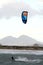 Kite surfing surfing waves sea waves in the sea wind sport extreme surfing Mediterranean Beach nature