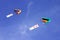 Kite wind on the beach