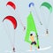 Kite and Wind Surfers