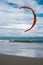 Kiteboarding in the Caribbean in D.R..