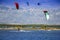 Kiteboarding Kitesurfing Extreme Sport in Nin roatia