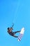 Kiteboarding, Kitesurfing. Extreme Water Sports. Surfer Air Action Summer Hobby