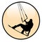 Kiteboarding Rider Icon