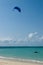 Kitesurf,beautiful panorama of the sea of Zanzibar