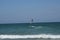 Kitesurfer leaping over waves off Wrightsville Beach