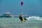 Kitesurfers In Action