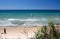 Kitesurfers on Marbella beach in southern Spain